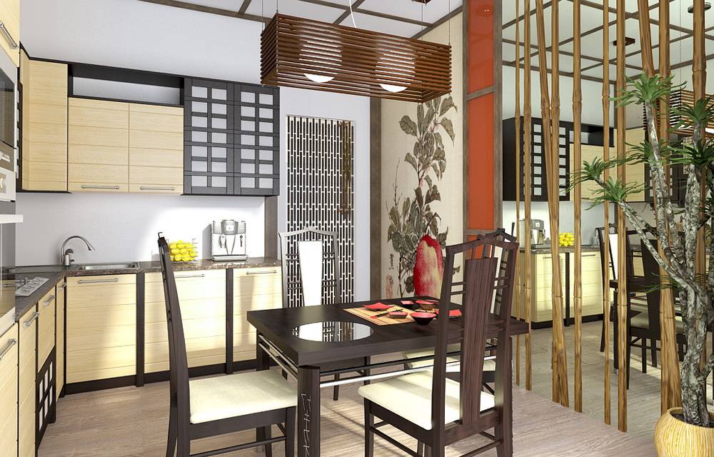 Интерьер кухни в китайском стиле - особенности оформления