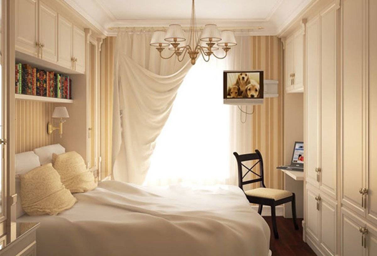 Дизайн маленькой спальни: практичные идеи и фото в интерьере