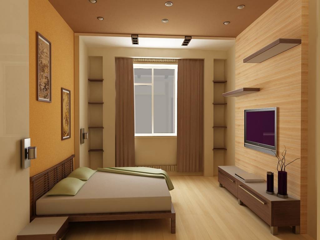 Дизайнерские идеи для маленькой спальни