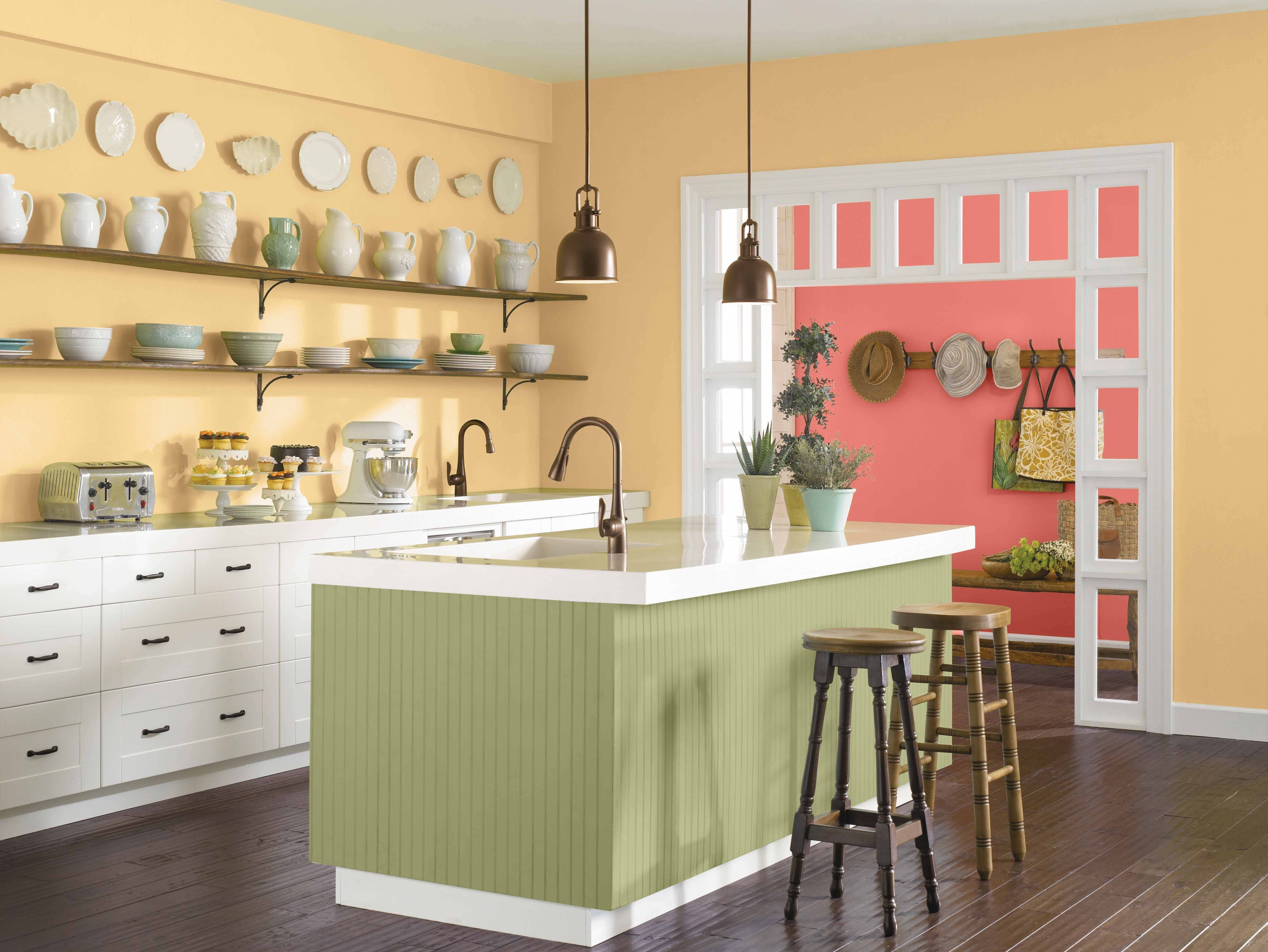 Каким цветом покрасить кухню (42 фото) своими руками: инструкция, фото и видео-уроки