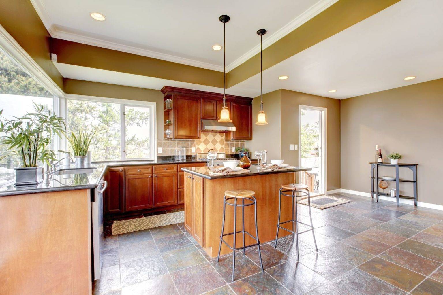 Какой потолок лучше сделать на кухне +75 фото идей и дизайна