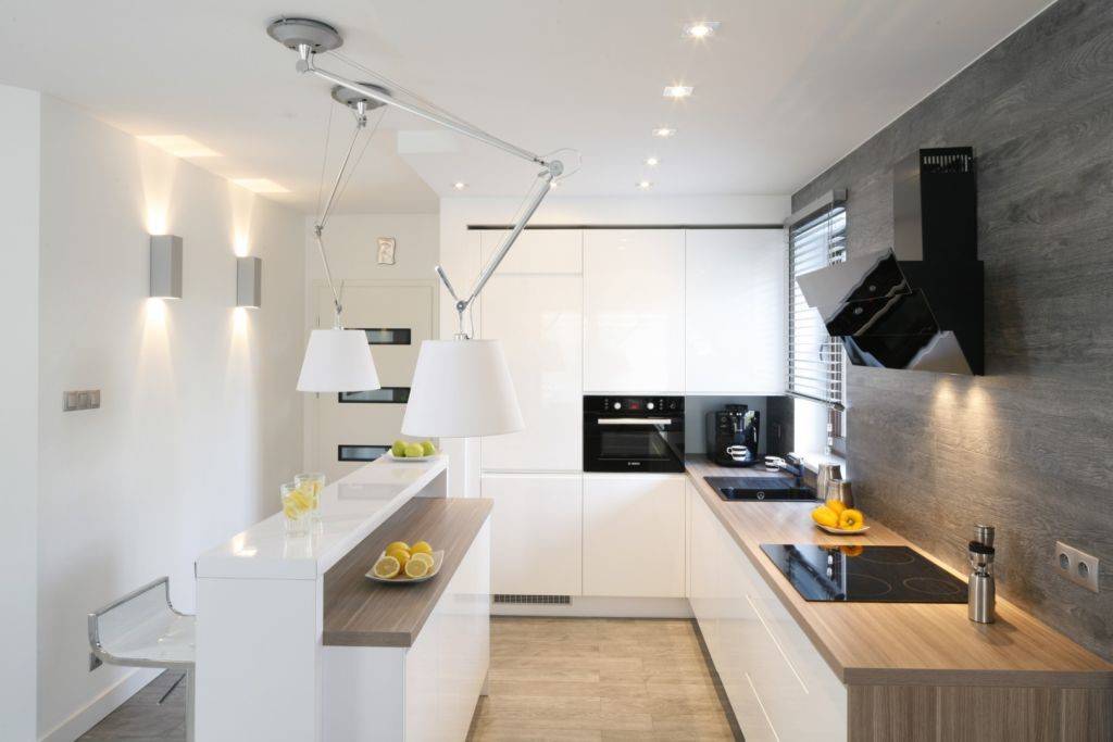 Кухня в стиле минимализм: дизайн фото, отделка и планировка