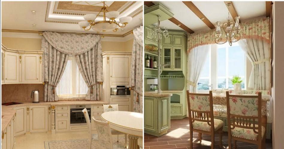 Дизайн красивых кухонь в стиле прованс: 240+ фото современных оформлений (стены, потолок, шторы)