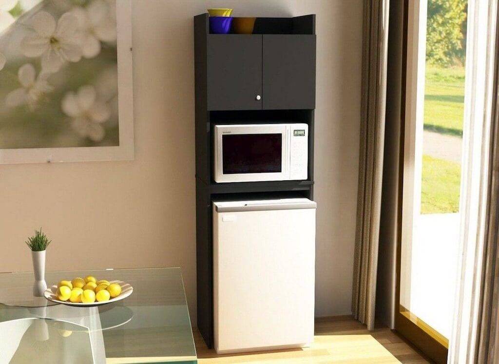 Ставить микроволновку: можно ли на холодильник сверху установить, какие модели нельзя, почему удобно, как размещать на кухне рядом с бытовыми приборами, и нормы