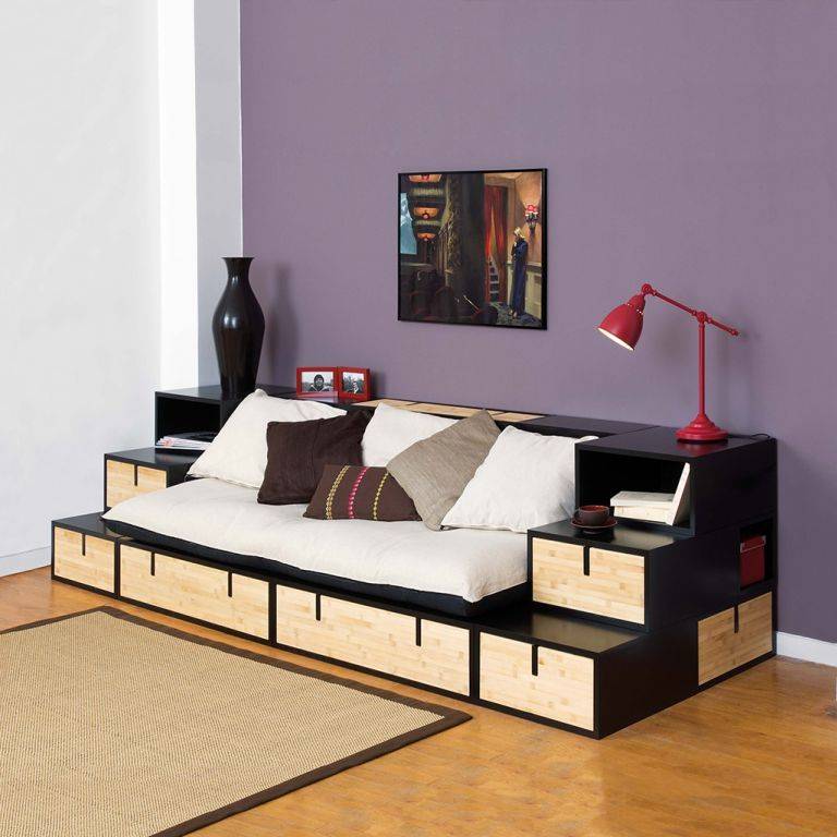 Мини диваны со спальным местом: малогабаритные решения для спален и комнат
