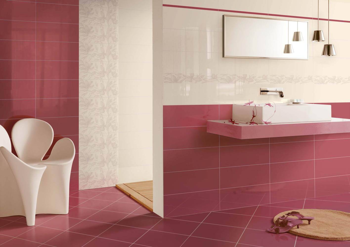 Плитка для ванной комнаты: фото, дизайн и особенности выбора