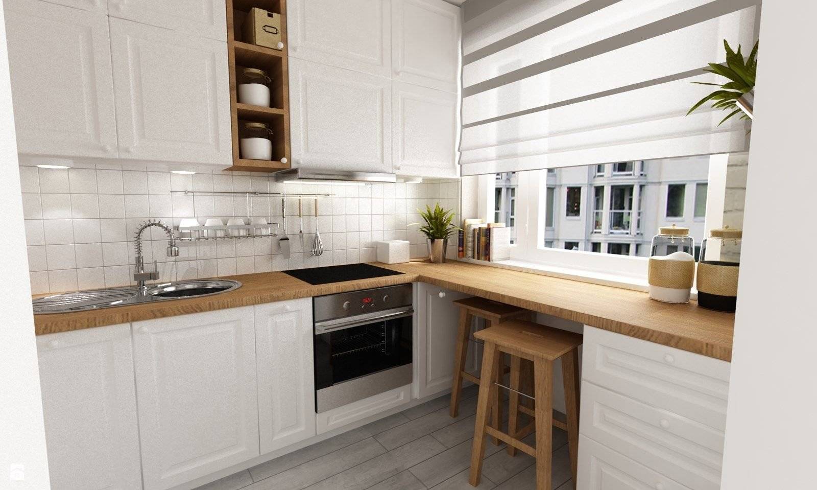 Белая кухня с деревянной столешницей или под дерево: 70 фото деревянных гарнитуров