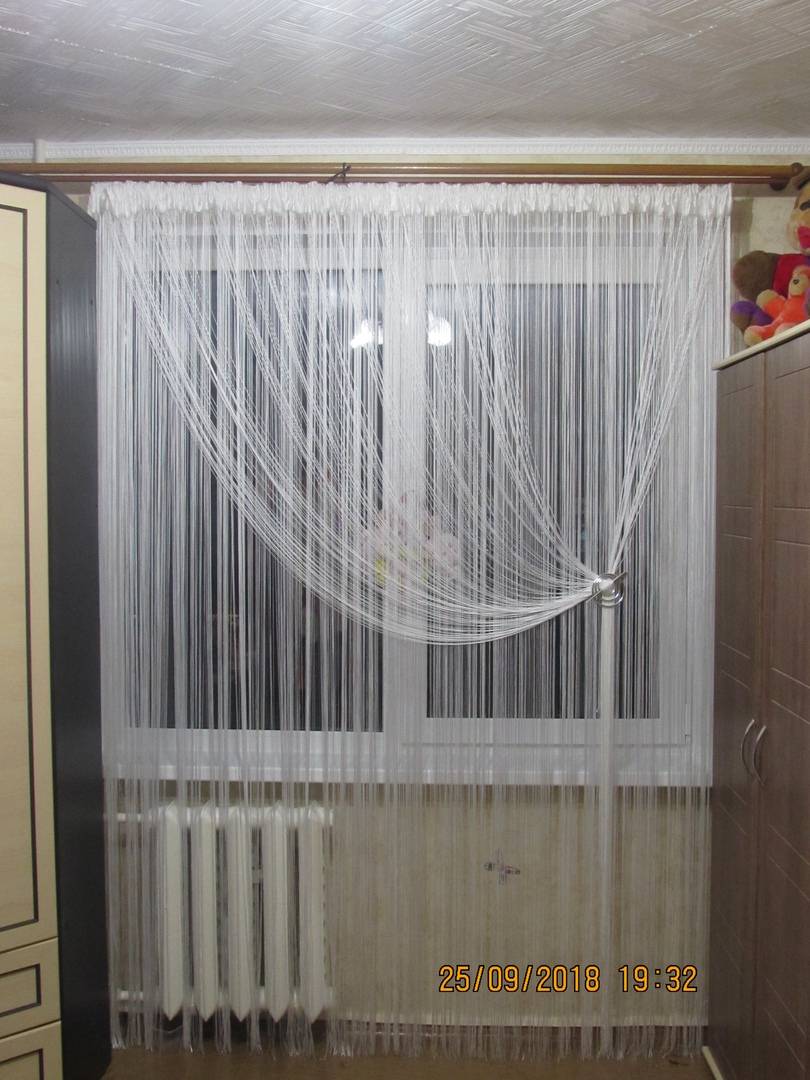 Нитяные шторы на кухню: 40 реальных фото, идеи дизайна