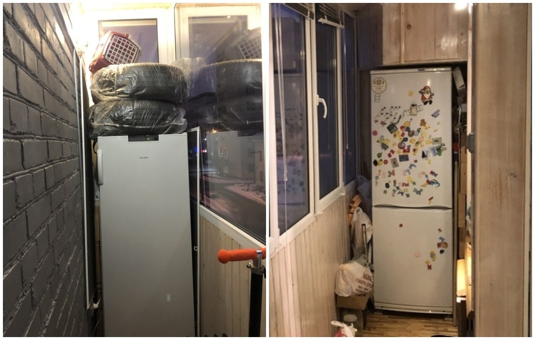 Можно ли размещать холодильник на балконе