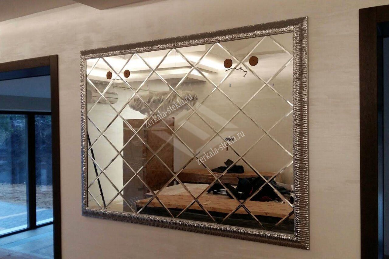 Этапы изготовления зеркального панно на стену