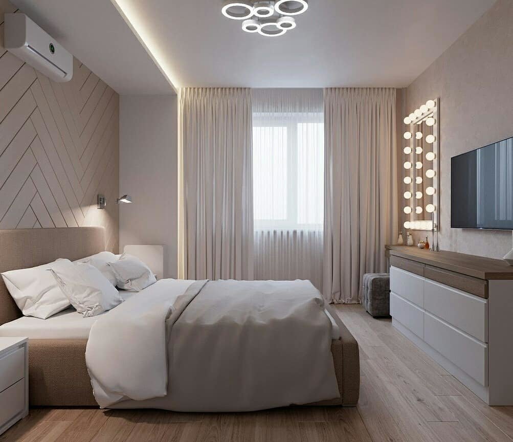 спальня 13 кв м реальный дизайн