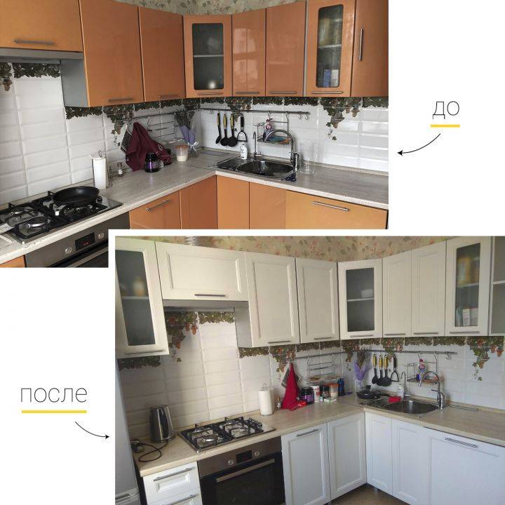 Как обновить кухонный гарнитур своими руками (42 фото): видео-инструкция по монтажу, можно ли это сделать самому, цена, фото