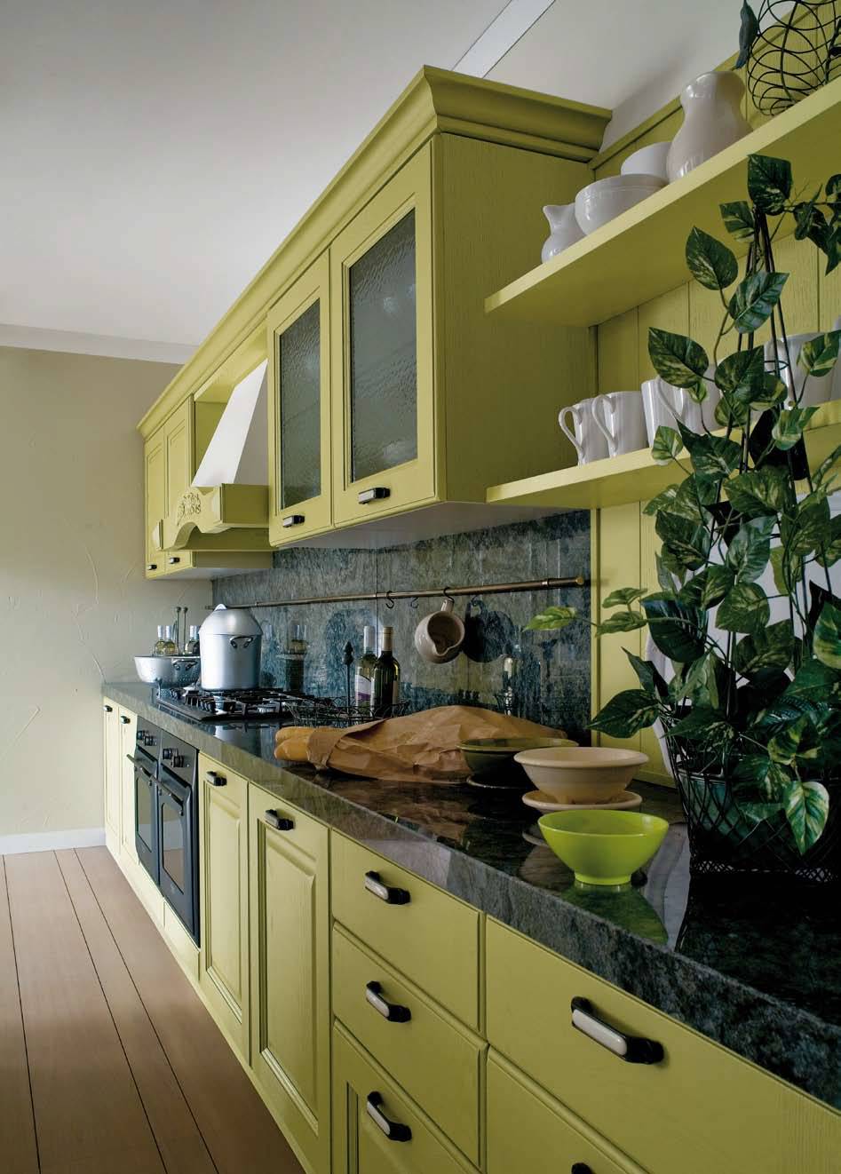 Дизайн кухни оливкового цвета - успешные сочетания цветов, интересные идеи, фото подборка