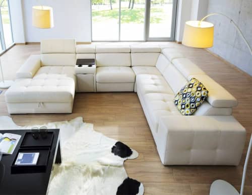 Модульные диваны для гостиной: нетривиальная мебель