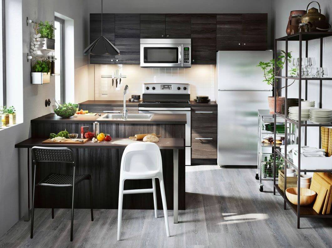 Гид по кухням икеа + 110 фото в интерьере реальных квартир