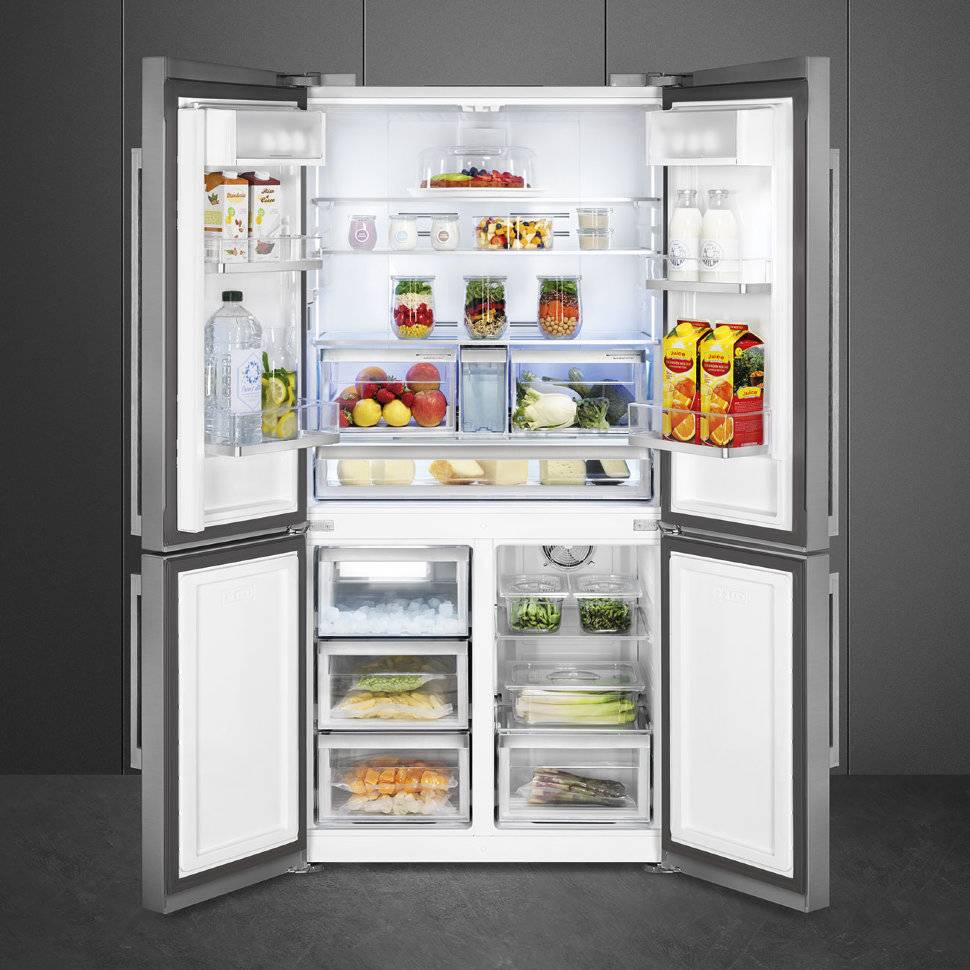 2021 ᐈ ???? (+55 фото) холодильник сайд бай сайд в интерьере кухни фото