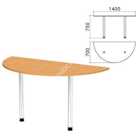 Полукруглый стол: оригинальная мебель для компактной кухни