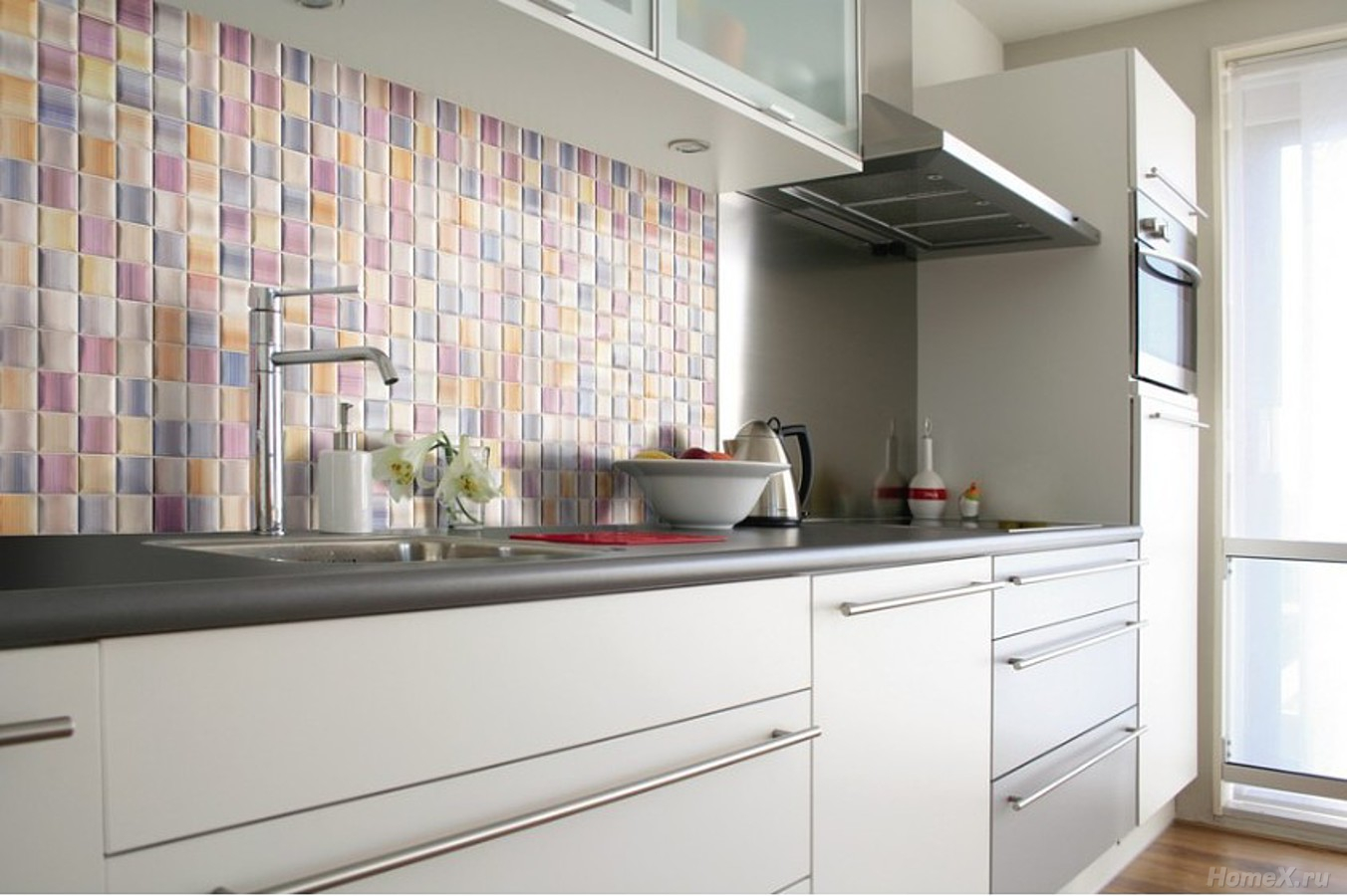 Кухонный фартук из керамической плитки – 130 новых идей