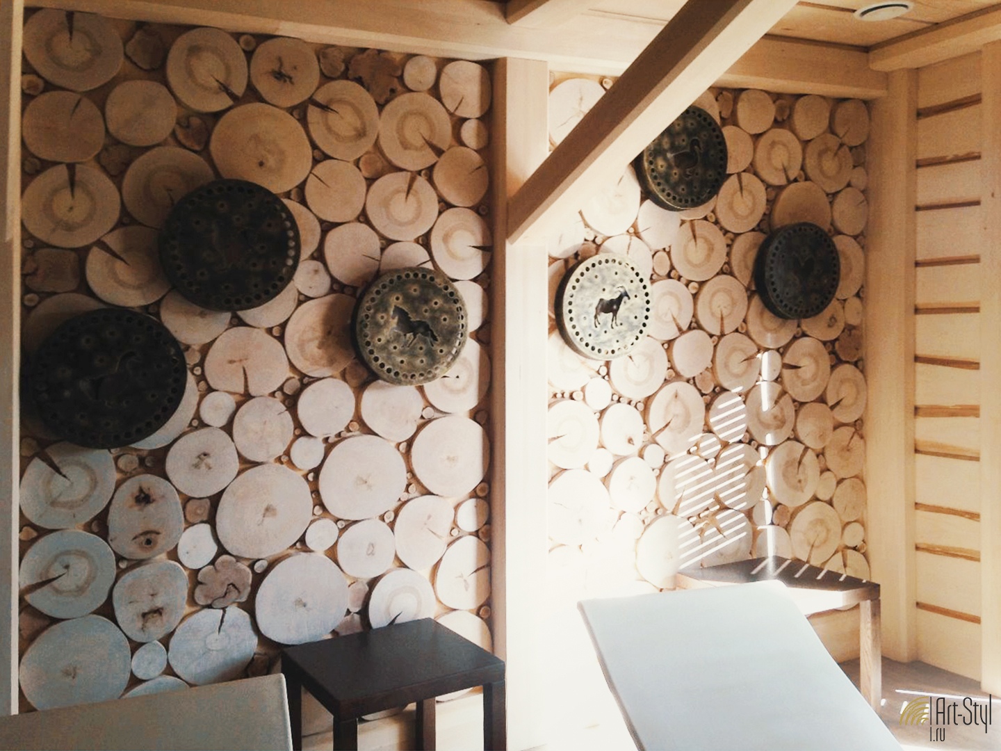 Поделки из спилов дерева – идеи для декора дома