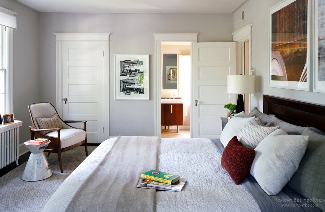 Белые двери межкомнатные в интерьере квартиры реальные фото