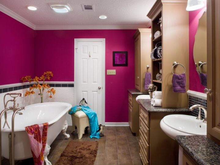 Какая краска подходит для окрашивания деревянных стен ванной комнаты