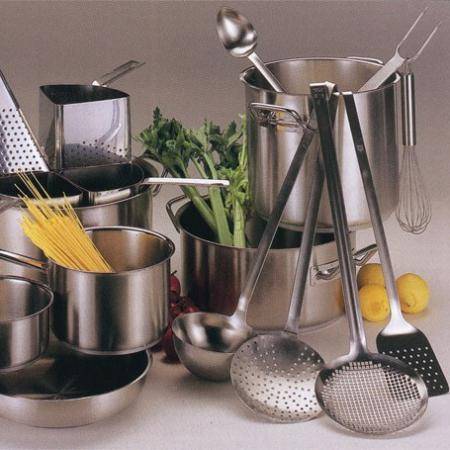 Описание необходимой посуды и инвентаря для заведений общепита
