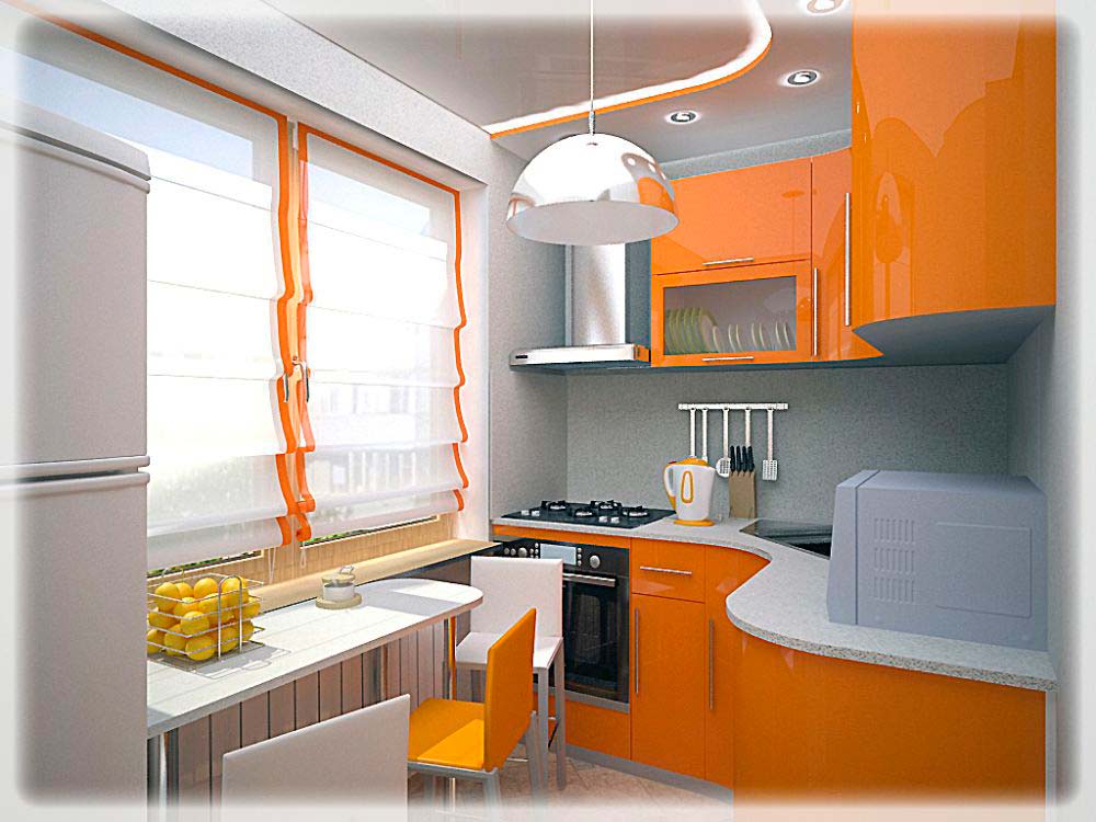 Дизайн кухни 4 кв м — фото новинок 2021 года