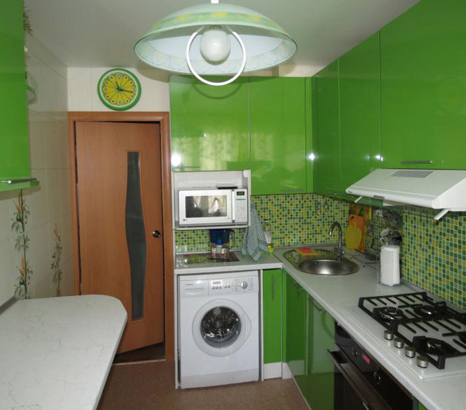 Дизайн кухни в хрущевке 5 кв. м с холодильником 40 фото — журнал о строительстве и ремонте