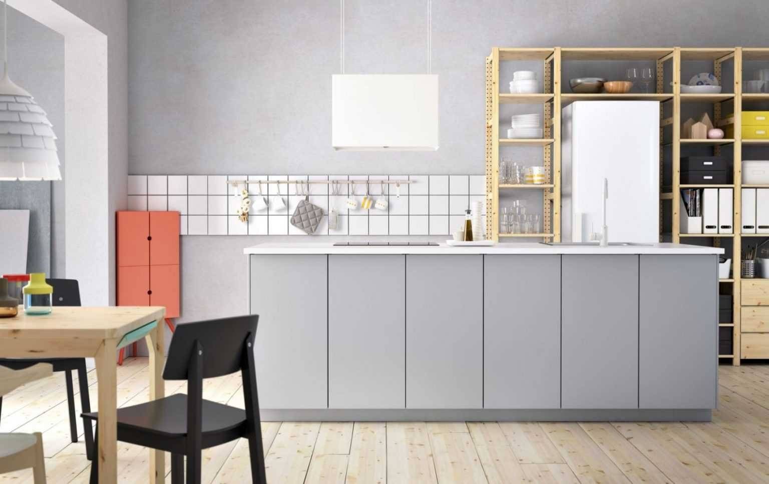 Кухни икеа метода "будбин" в реальном интерьере квартиры: белые с оттенком и серые, фасады, организация порядка внутри, фото