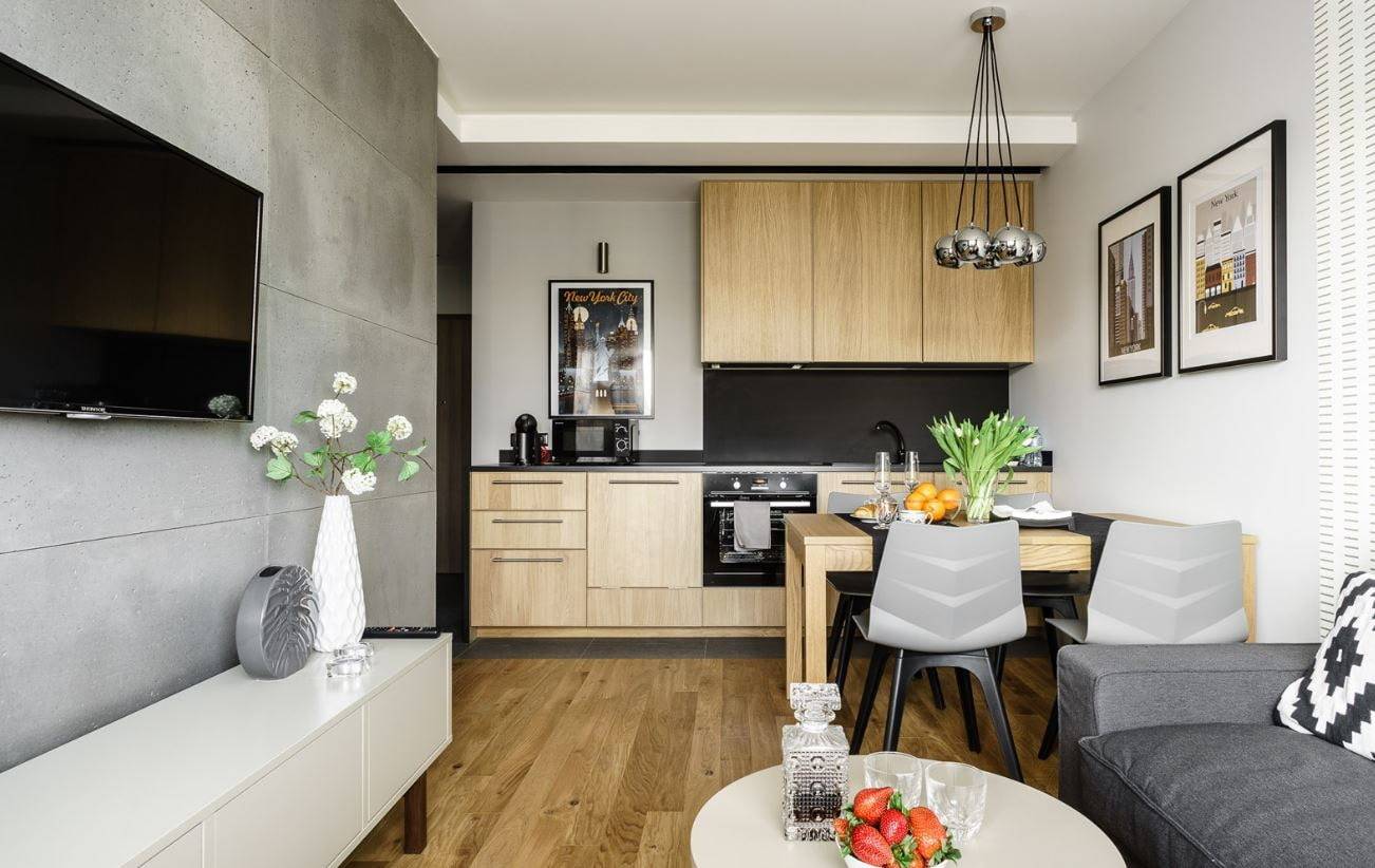 Дизайн кухни-гостиной 20 кв м: 100 фото современной планировки кухни