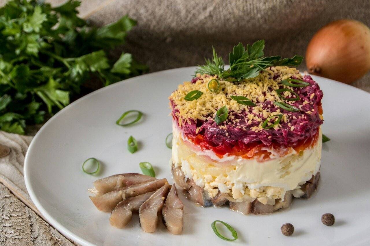 Салат под шубой с селедкой рецепт классический пошаговый с фото