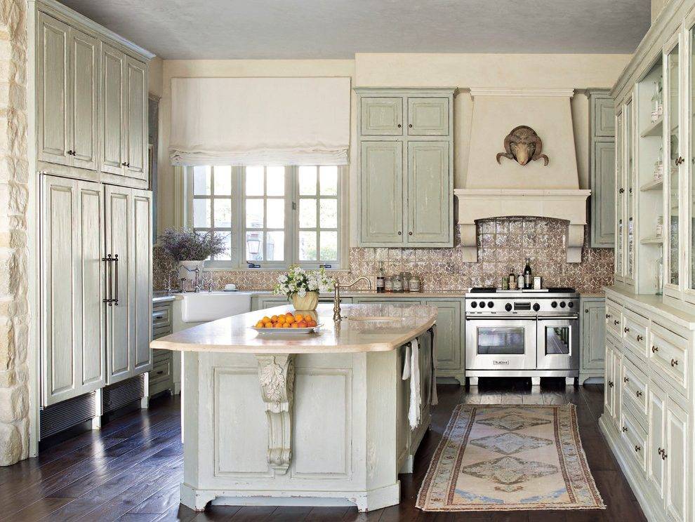 Шебби шик в интерьере кухни: 30 фото идей дизайна кухонь и гранитуров