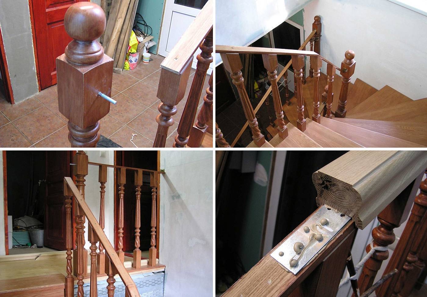 Лестница в загородном доме, поручни и перила для лестницы - из какого материала делать и как производить установку