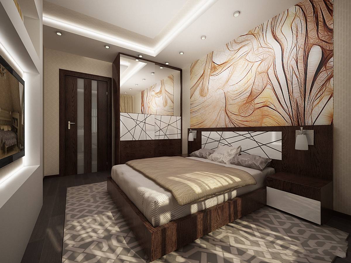 Дизайн интерьера маленькой спальни — 5 полезных советов для оформления и 50 фото