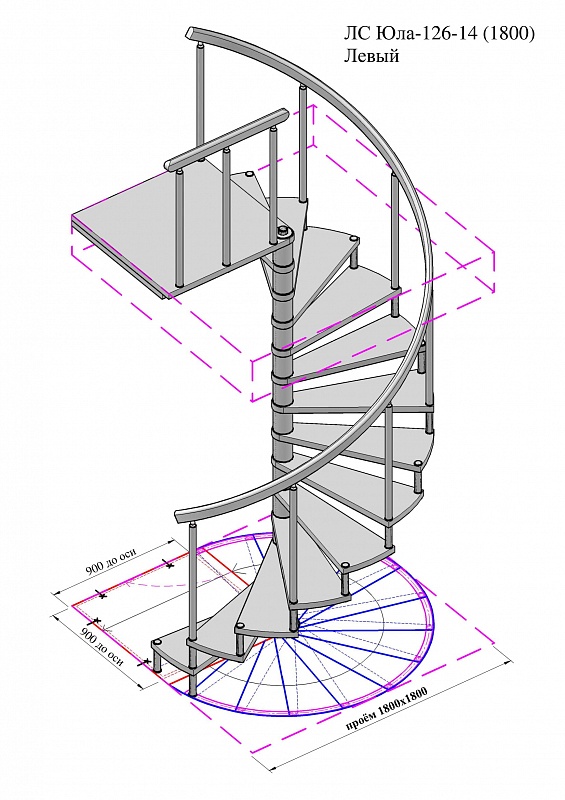 Как сделать винтовую лестницу из металла своими руками: чертежи, расчеты и разновидности винтовых конструкций