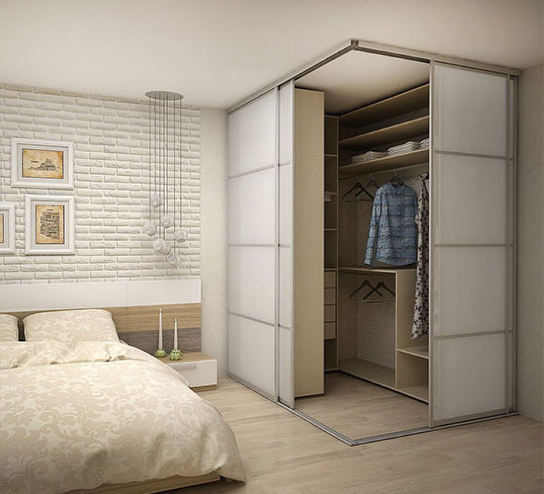 Гардеробная в спальне: идеи, дизайн-проекты интерьера, фото