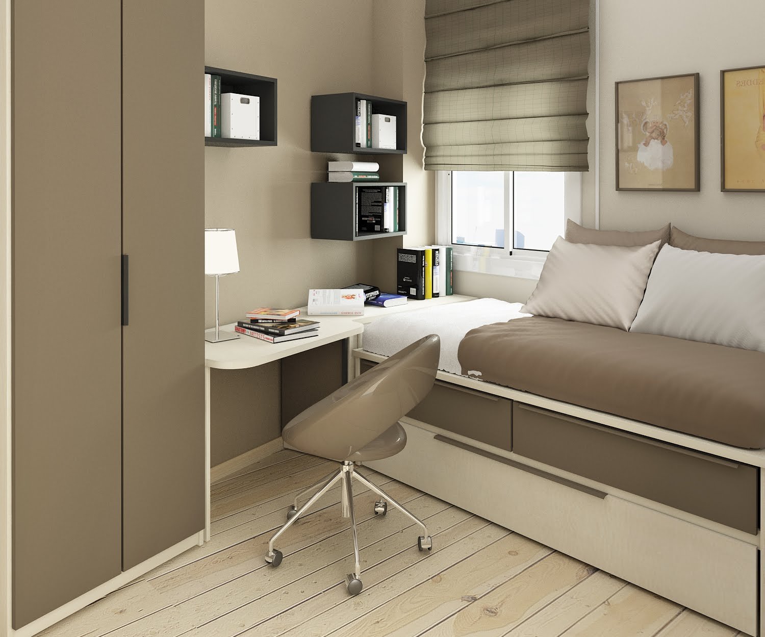 Спальня 10 кв м: небольшое пространство для больших идей по интерьеру