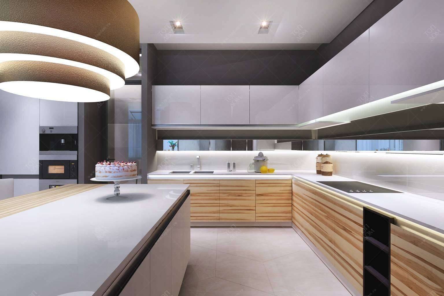 Кухня в стиле модерн: 120 фото, 10 особенностей, оформление дизайна