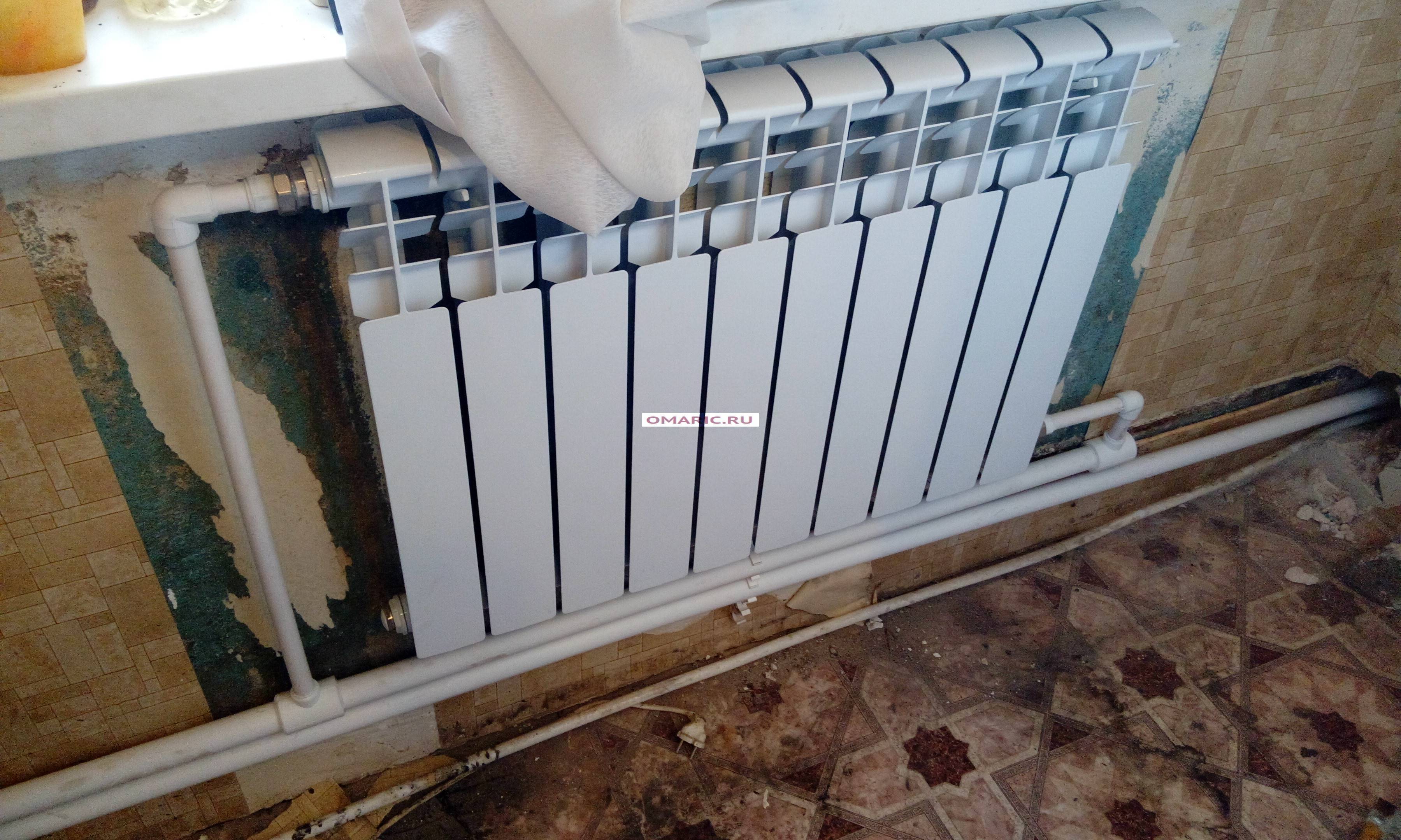 Установка радиаторов отопления: подробная инструкция