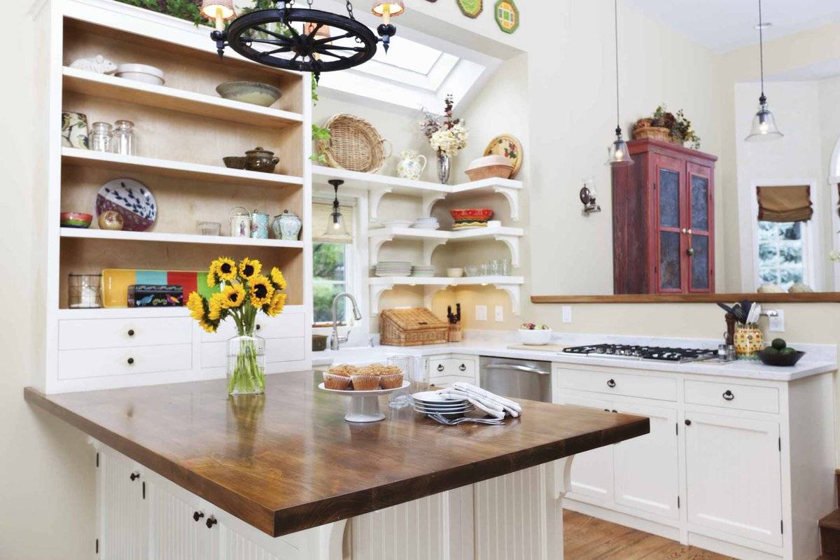 Кухонные полки: лучшие идеи дизайна (60 фото)