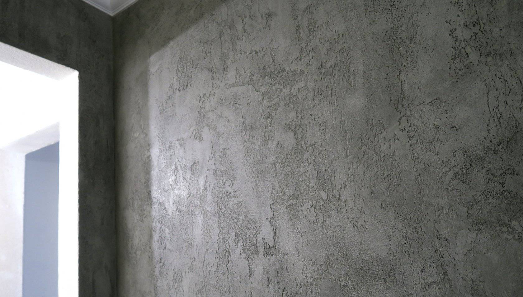 декоративный бетон для стен фото