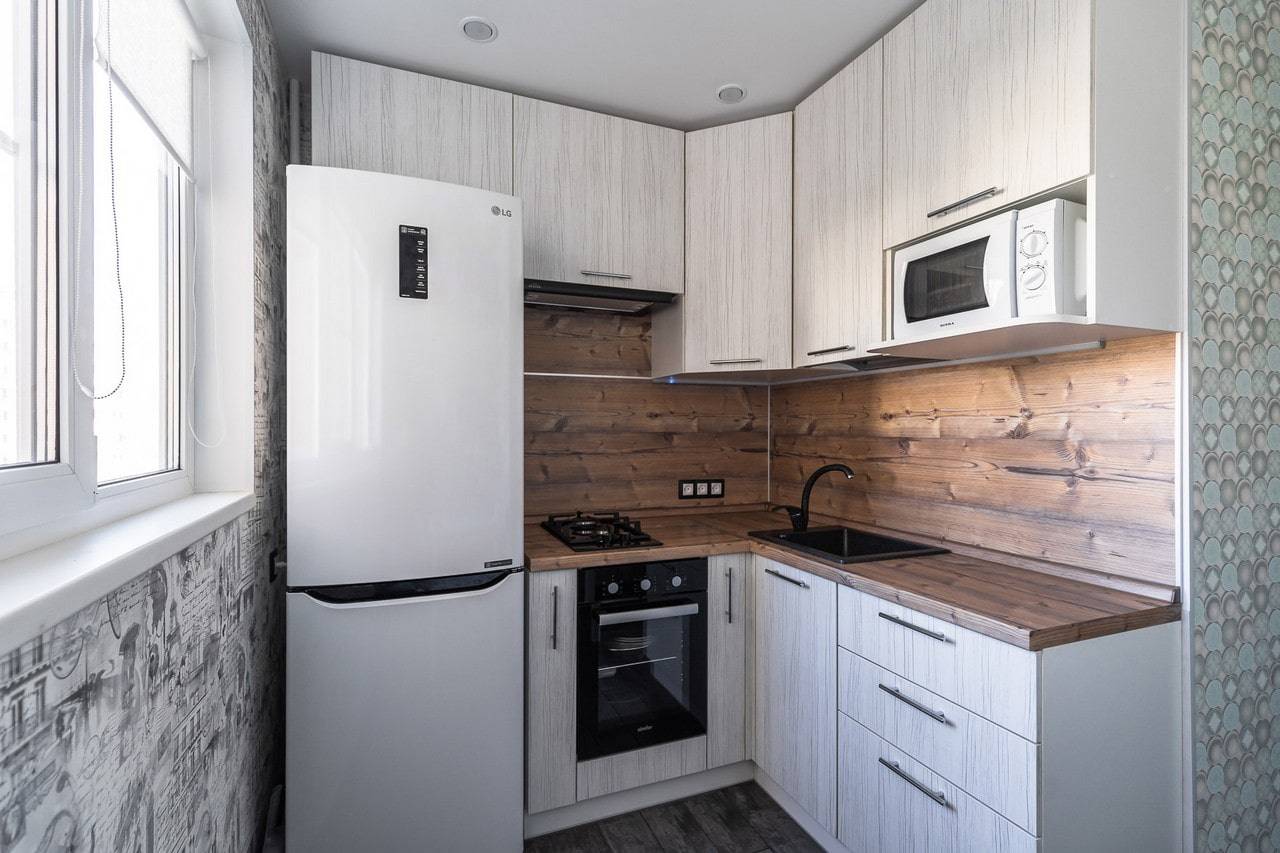 Дизайн кухни 8 кв м – фото интерьеров кухонь площадью 8 квадратных метров с холодильником