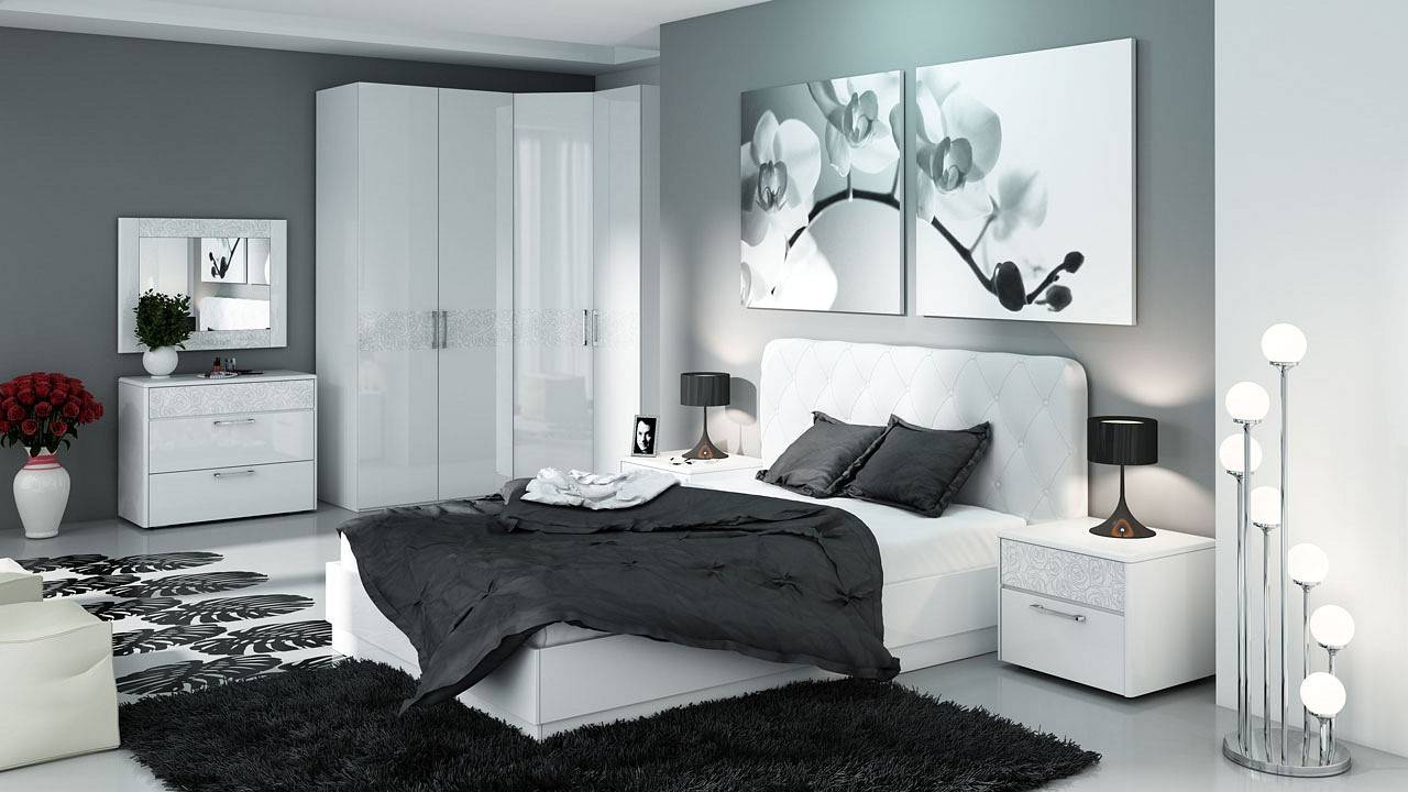 Какие варианты белой мебели в спальню встречаются