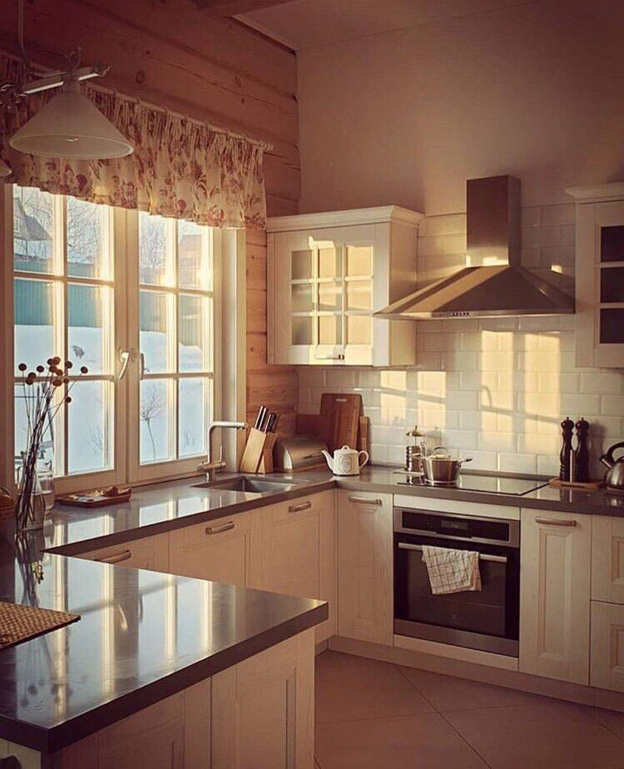 Кухня с мойкой у окна: 100 фото лучших идей - дизайн интерьера