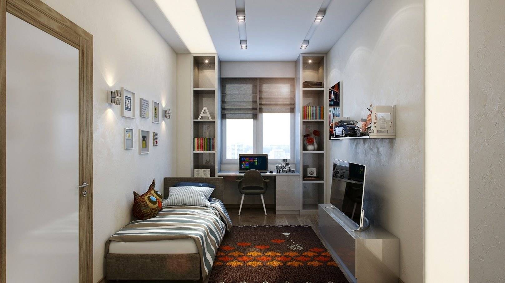 Дизайн интерьера маленькой спальни 10 кв м: фото, советы