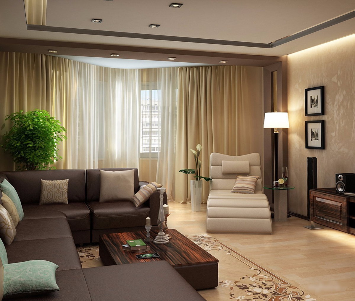Стенка в гостиную (зал): дизайн, виды, материалы, цвета, варианты размещения и заполнения