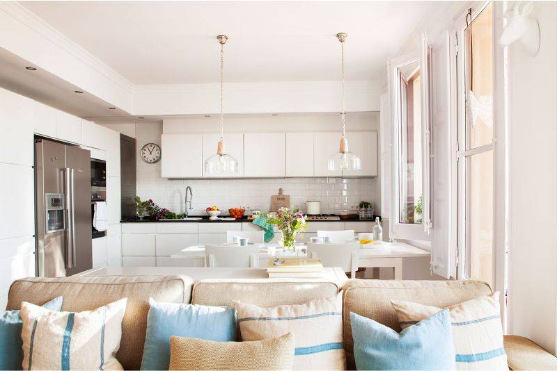 Как сделать красивый дизайн для кухни гостиной 18 кв.м.
