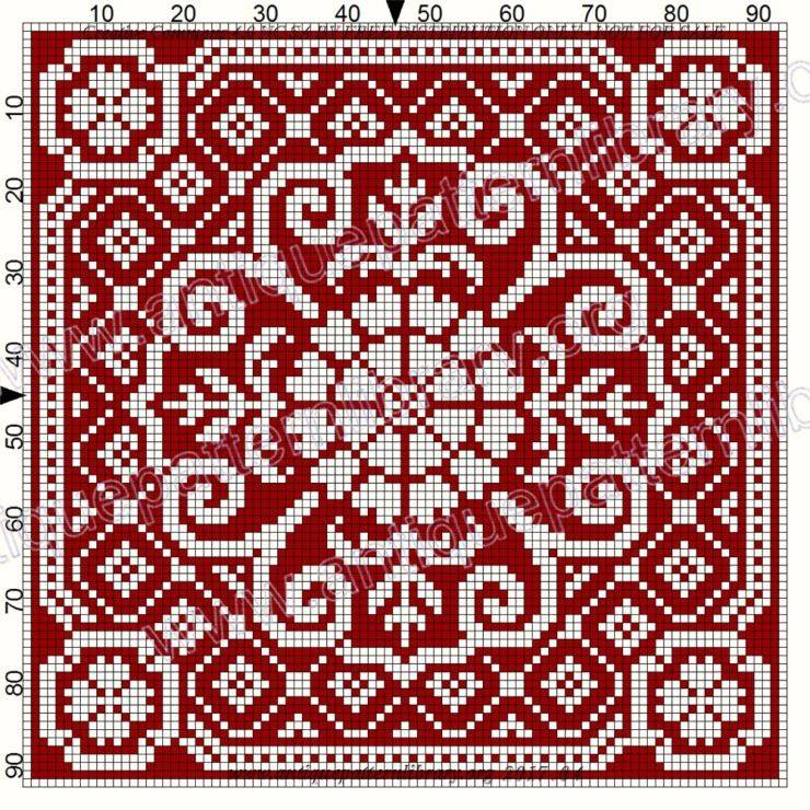 Схемы ковровой вышивки: изысканный гобелен и яркие подушки