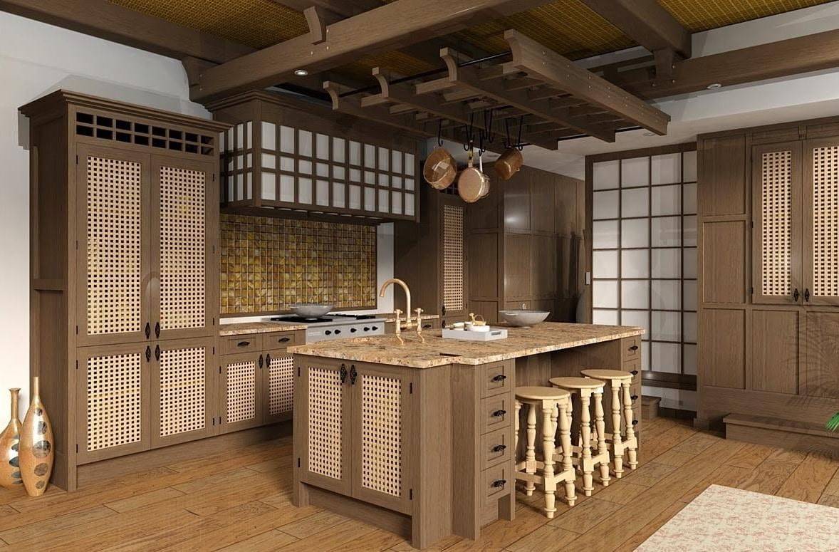 Кухня в японском стиле - особенности интерьера