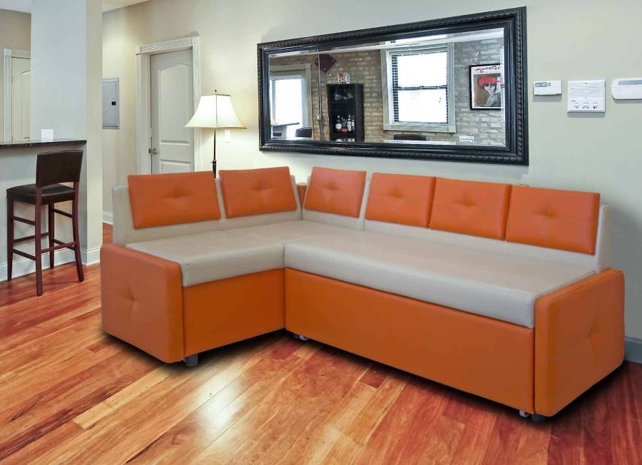 Как выбрать маленький диван на кухню. фото эксклюзивных диванов для малогабаритной кухни.